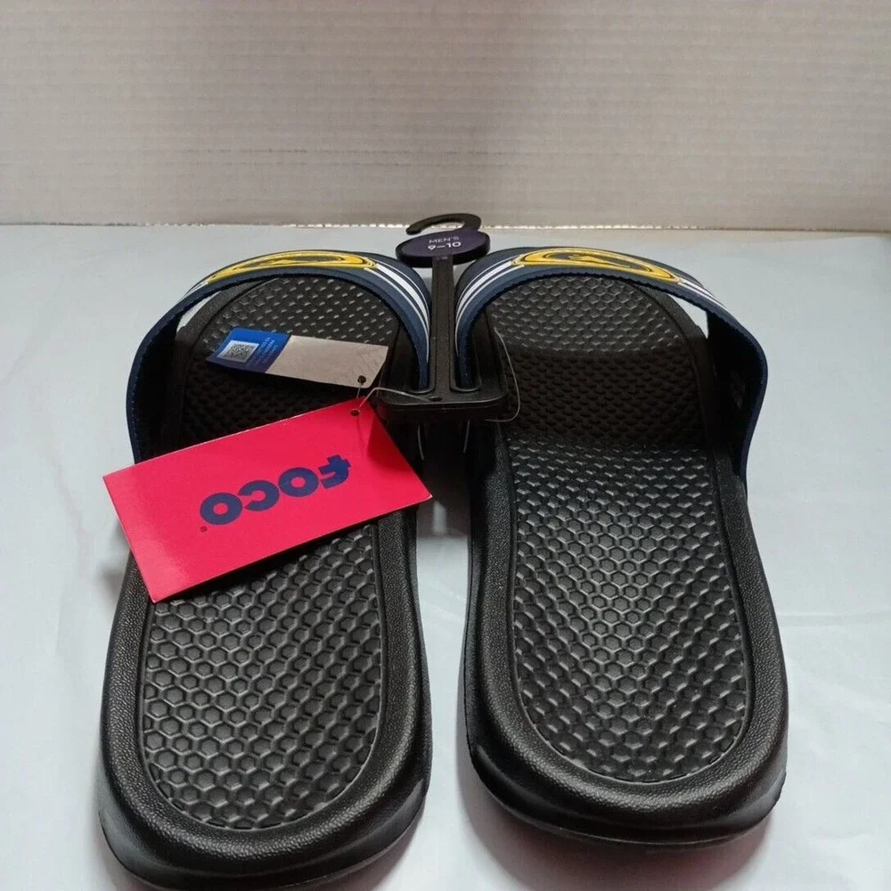 West Virginia Mountaineers Slides Sandals Men’s US‎ M 9-10